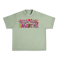Oil Green little miss valentine Urban Heavy Tee - NancyCooperArtShop