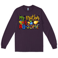 Plum my brother is au some Long Sleeve Tee - LillyAllenDesigns