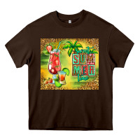 Chocolate Brown sweet summer time margarita Heavy Core Tee - Jasminsmagicworld