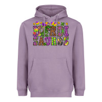 Lavender Mardi Saurus Heavyweight Hoodie - HowdyJamesFarm