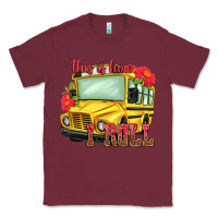 Burgundy this is how i roll Classic Tee - NancyCooperArtShop