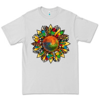 Dove Grey autism awareness cowhide leopard sunflower Premium Tee - Artiststas