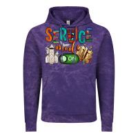 Cloud Purple service mode on Vintage Hoodie - NancyCooperArtShop