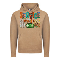 Vintage Coffee service mode on Vintage Hoodie - NancyCooperArtShop