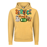 Vintage Mustard service mode on Vintage Hoodie - NancyCooperArtShop