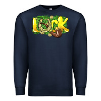 Navy Love St. Patrick's Day Premium Sweatshirt - HowdyJamesFarm