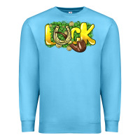 Ocean Blue Love St. Patrick's Day Premium Sweatshirt - HowdyJamesFarm