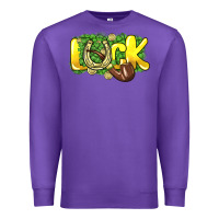 Purple Love St. Patrick's Day Premium Sweatshirt - HowdyJamesFarm