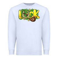 White Love St. Patrick's Day Premium Sweatshirt - HowdyJamesFarm