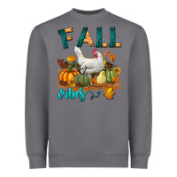 Storm Fall Vibes Chicken Heavyweight Sweatshirt - LillyAllenDesigns