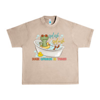 French Oak splash splash your opinion is trash Urban Heavy Tee - MaliasSmallBusiness