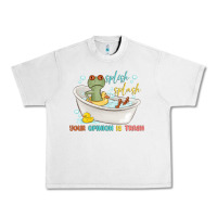 Lunar Rock splash splash your opinion is trash Urban Heavy Tee - MaliasSmallBusiness