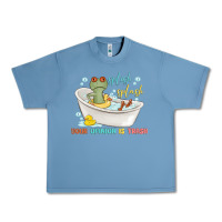 Pebble Blue splash splash your opinion is trash Urban Heavy Tee - MaliasSmallBusiness