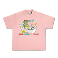 Salmon splash splash your opinion is trash Urban Heavy Tee - MaliasSmallBusiness