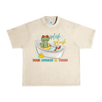 Sandshell splash splash your opinion is trash Urban Heavy Tee - MaliasSmallBusiness