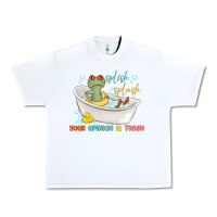 White splash splash your opinion is trash Urban Heavy Tee - MaliasSmallBusiness