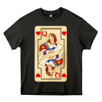 Asphalt love playing cards queen Heavy Core Tee - AdoDesignShop