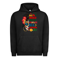 Pigment Black in a world full of princess be a chingona Urban Hoodie - BundleAndBundleShop