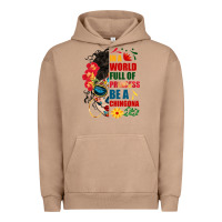 Pigment Burro in a world full of princess be a chingona Urban Hoodie - BundleAndBundleShop