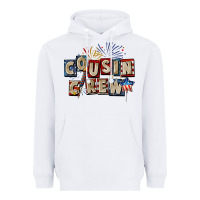 White Cousin crew 4th of july Heavyweight Hoodie - CowGirlArtShop