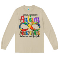 Mushroom autism acceptance Long Sleeve Tee - LillyAllenDesigns
