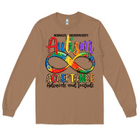 Toasted Coconut autism acceptance Long Sleeve Tee - LillyAllenDesigns