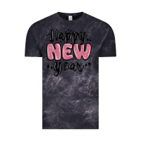 Cloud Black happy new year Vintage Tee - MaliasSmallBusiness