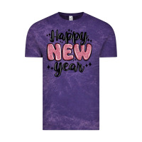 Cloud Purple happy new year Vintage Tee - MaliasSmallBusiness