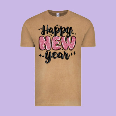 Happy New Year Vintage Tee Designed By Maliassmallbusiness