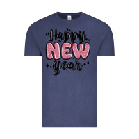 Vintage Denim happy new year Vintage Tee - MaliasSmallBusiness