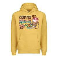 Antique Gold Coffee nurse repeat Premium Hoodie - CowGirlArtShop