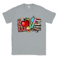 Heather Grey love teacher Classic Tee - NancyCooperArtShop