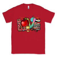 Red love teacher Classic Tee - NancyCooperArtShop