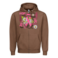 Chestnut Breast Cancer Zipper Hoodie - NancyCooperArtShop
