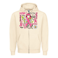 Sandshell Breast Cancer Zipper Hoodie - NancyCooperArtShop