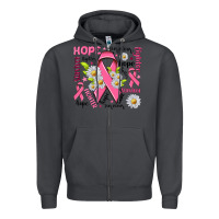 Smoke Breast Cancer Zipper Hoodie - NancyCooperArtShop