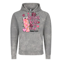 Cloud Rock valentine jesus fills my cup Vintage Hoodie - MaliasSmallBusiness