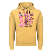Vintage Mustard valentine jesus fills my cup Vintage Hoodie - MaliasSmallBusiness