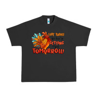 Pigment Black live today like you're getting fried tomorrow Urban Heavy Tee - MaliasSmallBusiness