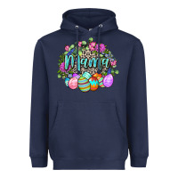 Navy Easter Mama Happy Easter Day Heavyweight Hoodie - CowGirlArtShop