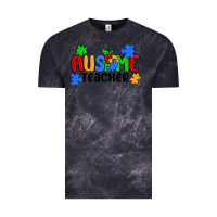 Cloud Black ausome teacher Vintage Tee - MaliasSmallBusiness
