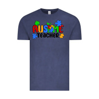 Vintage Denim ausome teacher Vintage Tee - MaliasSmallBusiness