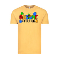 Vintage Mustard ausome teacher Vintage Tee - MaliasSmallBusiness