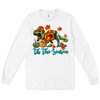 White T- Rex Tis The Season Long Sleeve Tee - RanaPortraitStore