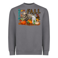 Storm Hello Fall Merino Wool Sheep Heavyweight Sweatshirt - LillyAllenDesigns