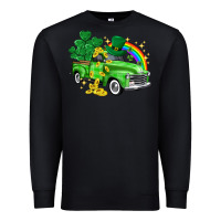 Black western truck St. Patrick's Day Premium Sweatshirt - HowdyJamesFarm