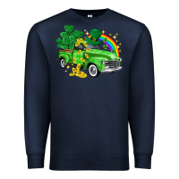 Navy western truck St. Patrick's Day Premium Sweatshirt - HowdyJamesFarm