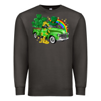 Smoke western truck St. Patrick's Day Premium Sweatshirt - HowdyJamesFarm