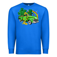 True Royal western truck St. Patrick's Day Premium Sweatshirt - HowdyJamesFarm