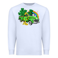 White western truck St. Patrick's Day Premium Sweatshirt - HowdyJamesFarm